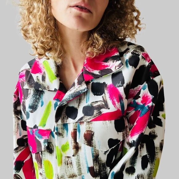 Marni Paintbrush Print Jacket – IT 38 – SS20 Runway – NWT $1950 Designer - Picture 15 of 16